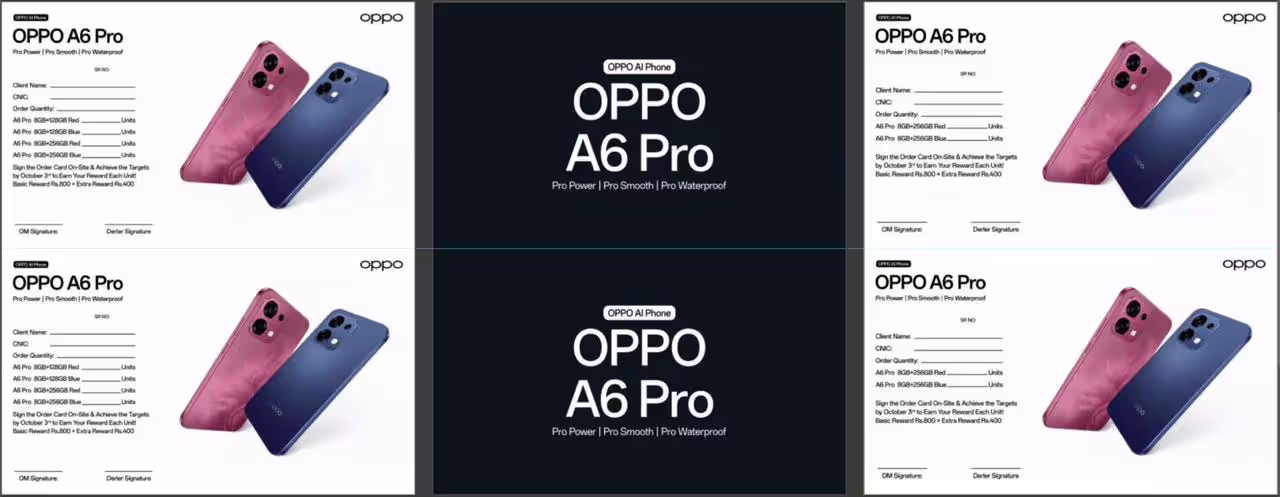 A6 Pro POS Collateral